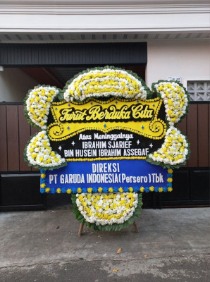 Papan Bunga Duka di Sukarame Baru
